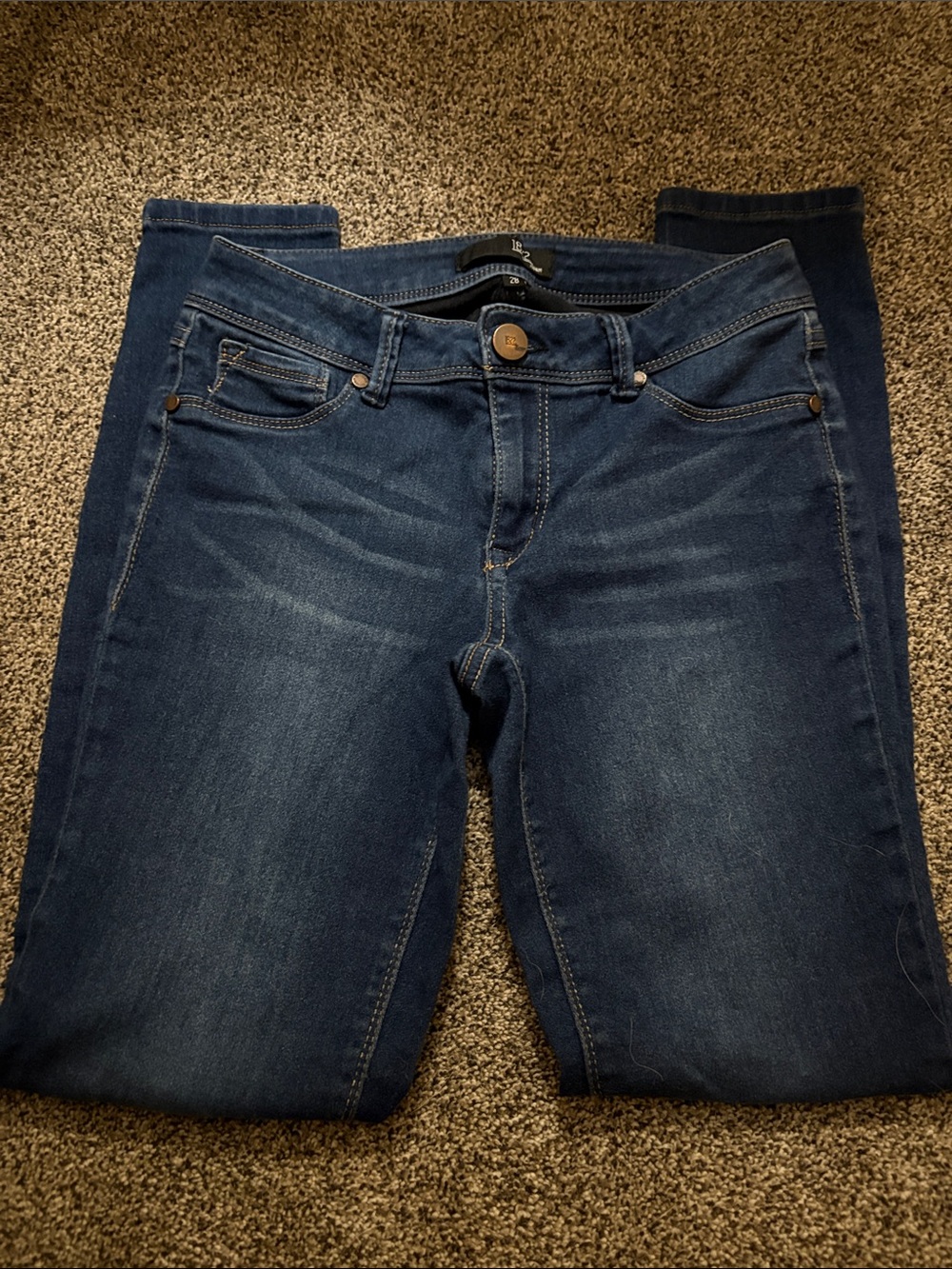 1822 Denim Dark Blue Skinny Jeans